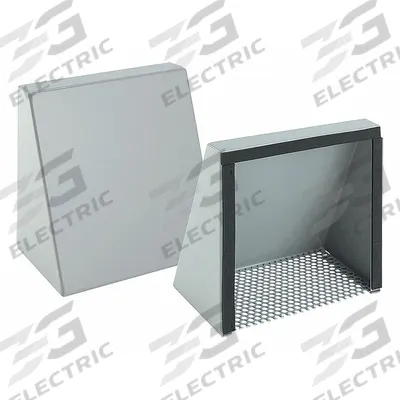 HOFFMAN Fan Shroud Kit: Steel (MPN T6S3R) - Electrical Enclosure Accessories & Replacement Parts