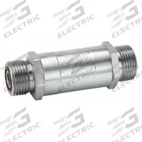 PARKER Hydraulic Check Valve: 3,000 psi, 100 gpm, 1 7/16 in, SAE O-Ring Face Seal (MPN CV-1000-MSMS-5). Key specifications — attr1011949: Steel; attr1011976: SAE O-Ring Face Seal; attr1011950: PARKER; attr1011967: SAE O-Ring Face Seal.