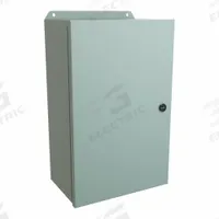 HAMMOND Electrical Enclosure: Steel, 16 in x 10 in x 6 in, NEMA 12/13/3R/4, w/Panel, Solid Cover (MPN EJ16106). Key specifications — Closure Method: Latches; Brand: HAMMOND; Knockouts: Not Included.
