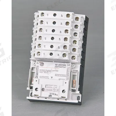 GE Lighting Magnetic Contactor: 12 Poles, 277V AC, 30 A, 2-Wire - Electrically Held Lighting Contactors