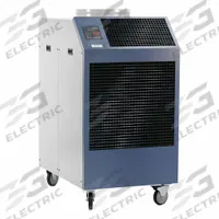 OCEANAIRE Portable Air Conditioner: 1,250 sq ft – 2,500 sq ft, 60,100 BtuH, 208/230V AC, Heat Pump (MPN 2OACH6012FLT). Key specifications — Compatible Location: Indoor; Voltage: 208/230V AC; Includes Air Filter: Air Filter Included; Brand: OCEANAIRE.