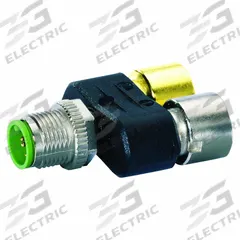 MURRELEKTRONIK T-Coupler: M12 Male Straight, 5 Pole to (2) M12 Female Straight, 5 Pole, T-Style (MPN 7000-41191-0000000). Key specifications — Connector Style: T-Style; IP Rating: IP67; Convert From: M12 Male Straight, 5 Pole; Convert To: (2) M12 Female Straight, 5 Pole; Brand: MURRELEKTRONIK.