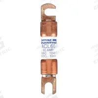 MERSEN Forklift Limiter Fuse: ACL Series, Bolt-On, Gen Purpose, 60 A, 125 V DC, Non-Indicating (MPN ACL60). Key specifications — Brand: MERSEN; Series: ACL.