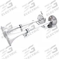 FIAMM Electric Horn: 12V DC, Full Tone, Electric, Silver, Unfinished, 120 dB Sound Level - Max (MPN 75550). Key specifications — Type: Full Tone; Brand: FIAMM; Compatible Vehicle Type: Off-Road Vehicles; Finish: Unfinished; Includes: Projector Supports; Color: Silver.