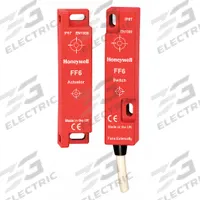 HONEYWELL Magnetically Actuated Safety Interlock Switch: FF6 Series, 1NO/1NC, 9.84 ft Cable Lg (MPN FF6-11-AC-03). Key specifications — Brand: HONEYWELL; Series: FF6; Termination Type: Pre-Cabled.