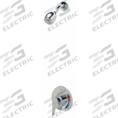 ZURN Shower Faucet: Temp Gard III Z7301, 2.5 gpm Fixed Showerhead Flow Rate - Shower Faucets with Fixed Showerheads