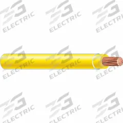 Building Wire: Copper, 4 AWG, 1 Conductors, Stranded, Yellow, 1,000 ft Lg, THHN/THWN-2 (MPN 41169402). Key specifications — Voltage: 600 V; Brand: SOUTHWIRE.