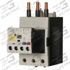 EATON Overload Relay: Electronic Protection, 3 Poles, 1NO/1NC, Phase Loss Sensitivity, Frame Size D (MPN XTOE045DCS). Key specifications — Brand: EATON; Auxiliary Contact Form: 1NO/1NC; Compatible Contactor Series: XT Mini Contactors; Frame Size: D; Phase Loss Sensitivity: Yes; Thermal Units Required: Not Applicable to Electronic Type Overload Relays; Compatible Contactors: Frame Size D.