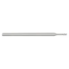 APPROVED VENDOR Corner Chamfer End Mill: Carbide, 3 Flute, 3/32" Mill Dia, 3/16" LOC, 0.003" Chf (MPN 251-003100)