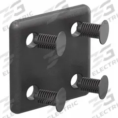End Cap: 10 Series, Inch, 2 in x 1/8 in x 2 in, Black, ABS, Dust Cover, Matte, Quad, 2 PK (MPN 2028-2). Key specifications — Finish: Matte; Product Type: End Cap; Material: ABS; Includes Fasteners: Yes; Manufacturer Part Number: 2028-2; Cover Type: Dust Cover; Brand: 80/20; System of Measurement: Inch.