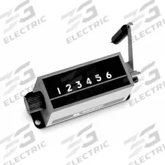 TRUMETER Electromechanical Counter: Top Coming (TC), Base Mounting, 16 Counts per Second - Max. (MPN V1-2936). Key specifications — attr1048545: V1-2936; attr1048549: TRUMETER; attr1048550: Analog; attr1048554: White; attr1048565: Base; attr1048576: Black.