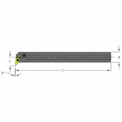 ULTRA-DEX USA Indexable Boring Bar: S24U MVUNR3 (MPN 957-000-437). Key specifications — attr257292: S24U MVUNR3.