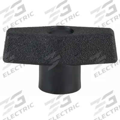 INNOVATIVE COMPONENTS Hand Knob: T, Plastic w/ Steel Thread, 3/8"-16 Thread - T-Handle Knobs with Threaded Hole