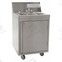EAGLE GROUP Portable Hand Sink: Water Heater Included, Dual Manual Handle, 2.2 gpm Flow Rate (MPN PHS-S3-H). Key specifications — Brand: EAGLE GROUP.