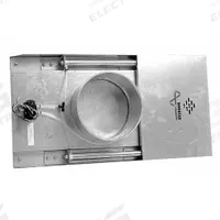 Blast Gate: Steel, For 6 in Duct Dia, 5 1/4 in Overall Lg, 22 ga Material Thick, 1 Air Cylinders (MPN 8010002463). Key specifications — Brand: NORDFAB; Blade Material: Galvanized Steel.