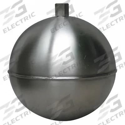 NAUGATUCK Float Ball: Float Ball, 1/4 in IPS Thread, 1/4 in Thread Size, IPS Thread - Stainless Steel Threaded Floats