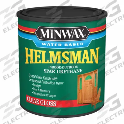 MINWAX Finish: Varnish, Exterior/Interior, Oil, 32 fl oz Container Size, Wood - Wood Sealers & Finishes