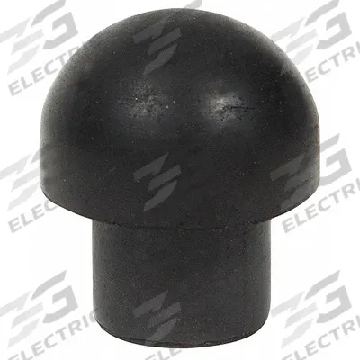 Grainger Bumper Door Stop: Door - Mounted, 9/16 in Wd, 9/16 in Overall Ht - Standard Door Stops