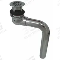 ZURN Sink Drain: Brass, Chrome, 1 1/4 in Overall Dia, Slip, 1 1/4 in Pipe Dia, Includes Overflow (MPN Z8746-PC). Key specifications — Product Type: Sink Drain; Brand: ZURN; Finish: Chrome; Material: Brass; Includes Overflow: Yes; Includes: Brass Elbow.