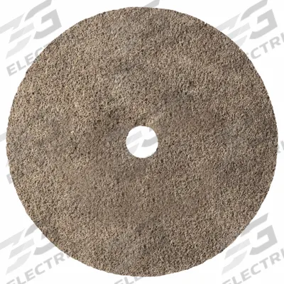ARC ABRASIVES Unitized Non-Woven Wheels: 6 in Dia x 1/4 in W, 1 in Arbor Hole, Aluminum Oxide - Final Finishing Wheels for Carbon Steel & Soft Metals