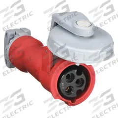 HUBBELL Pin and Sleeve Connector: Red, 480V AC, Single Phase, 20 A, 2 Pole, 3 Wire, IEC Grounding (MPN HBL320C7W). Key specifications — Brand: HUBBELL.