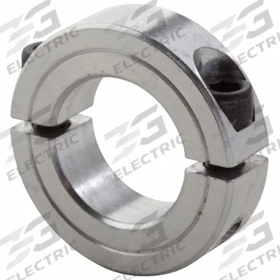 CLIMAX METAL PRODUCTS Shaft Collar: 2-Piece, Inch, Round, Clamp-On, 2 15/16 in Bore Dia - Aluminum Shaft Collars