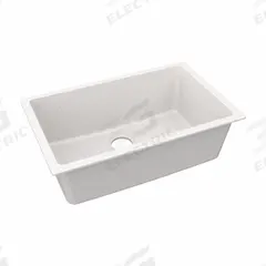 ELKAY Sink: 29 1/2 in Overall Lg, 18 3/4 in Overall Wd, 9 1/2 in Bowl Dp, 27 in Bowl Lg, 1 Bowls (MPN ELGRU13022WH0). Key specifications — Brand: ELKAY; Color Family: White.