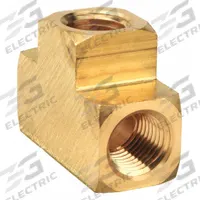 APPROVED VENDOR Metal Pipe Tee: Tee, 3/8 in x 3/8 in x 3/8 in, Class 150, Brass, 10 PK (MPN 6AYU8). Key specifications — Brand: APPROVED VENDOR.