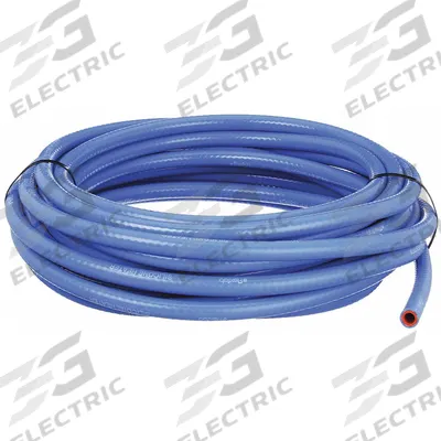 DETROIT FLEX DEFENSE Heater Hose: 3/8 in Hose Inside Dia., 50 ft Hose Lg, Blue, Silicone - Silicone SAE J20R1 Heater Hoses