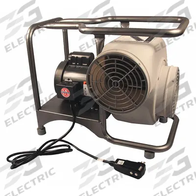 AIR SYSTEMS INTERNATIONAL Confined Space Blower: 115 V AC, 8 in Duct Dia, 3/4 hp Horsepower - Centrifugal Blowers