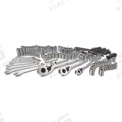 STANLEY Mechanics Tool Set,201 pcs.: 201 Total Pcs, Metric/SAE - Tool Sets with Tool Case