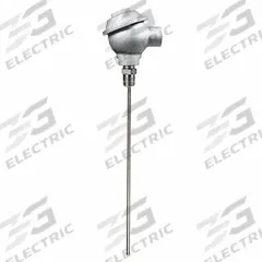OMEGA Long-Life & High-Accuracy RTD Probes: -328°F to 1,112°F /-200°C to 600°C, 9 in Probe Lg (MPN PR-12E-3-100-1/4-9). Key specifications — Brand: OMEGA; Probe Sheath Material: 316 Stainless Steel; Process Mounting Thread Size: 1/2" MNPT.