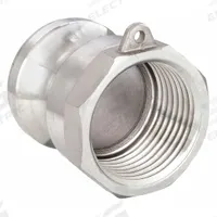 Cam and Groove Adapter: 1 1/2 in Coupling Size, 1-1/2 in -11-1/2 Thread Size, 2 1/8 in Overall Lg (MPN BULK-CGF-269). Key specifications — Thread Size: 1-1/2 in -11-1/2; Fitting Type: FNPT; Includes Locking Arm: No; Body Material: 304 Stainless Steel; Brand: USA INDUSTRIALS.