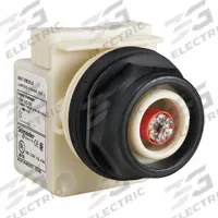 SCHNEIDER ELECTRIC Pilot Light: 30 mm Panel Mounting Size, No Lens Included, LED, 9001SK Series (MPN 9001SKP38LR). Key specifications — Lens Color: No Lens Included; Series: 9001SK; Brand: SCHNEIDER; Includes Push-To-Test: No Push-To-Test Included.