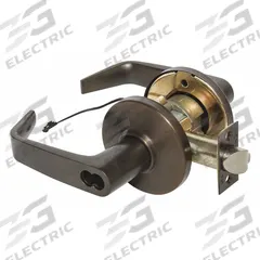 STANLEY SECURITY SOLUTIONS Door Lockset: Storeroom Lever Locksets, Bronze, ADA Compliant, Electrical (MPN 9KW37DEU15DSTK613). Key specifications — Ligature Resistance: Not Ligature-Resistant; Brand: STANLEY SECURITY SOLUTIONS; Visual Indicator Message: No Message; Lockset Style: Angled; ADA Compliant: Yes; Finish: Dark Oxidized Satin Bronze, Oil Rubbed : Bronze.