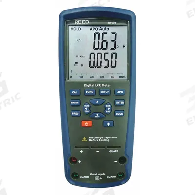 REED INSTRUMENTS LCR Meter: 2,000 pF to 2,000 uF, 200 ohm to 200 megaohm - LCR Meters