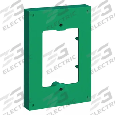 SAFETY TECHNOLOGY INTERNATIONAL Spacer: Polycarbonate, 5/8 in Overall Dp - Spacers for Alarm & Wall Fixture Covers