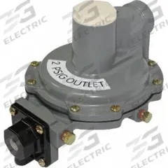 FISHER LPG Pressure Regulator: Lever-Acting Gas, 850,000 BtuH Gas Capacity, Aluminum, NPT x NPT (MPN R632E-CFH). Key specifications — Brand: FISHER LPG; Body Material: Aluminum.
