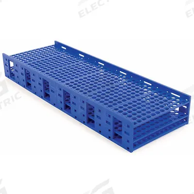 HEATHROW SCIENTIFIC Tube Rack: 10 in Overall Wd, 4 1/4 in Overall Ht, 27 1/8 in Overall Lg - Lab Storage Racks