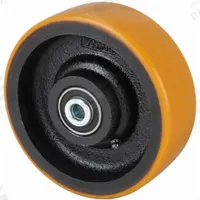 APPROVED VENDOR Caster Wheel: 6 in Wheel Dia., 2 in Wheel Wd, Polyurethane, 2,000 lb Load Rating (MPN 16V293). Key specifications — Brand: APPROVED VENDOR; Wheel/Tread Color: Yellow.