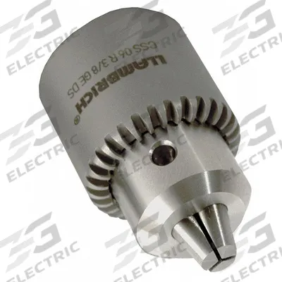 LLAMBRICH Drill Chuck: 5/16"-24, 1/64 in to 5/32 in Capacity, K0M Key, SS - Corrosion-Resistant Thread-Mount Keyed Drill Chucks
