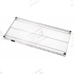 QUANTUM STORAGE SYSTEMS Metal Shelving: 36 in x 18 in, 1 Shelves, Split Sleeve, 800 lb Load Capacity (MPN 1836C). Key specifications — Recommended Environment: Dry; Material: Steel; Brand: QUANTUM STORAGE SYSTEMS; Color: Silver; Finish: Chrome.