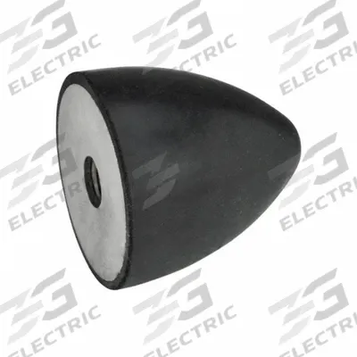 JW WINCO Vibration-Isolating Mount: Conical, Natural Rubber - Female x Non-Threaded Vibration-Isolating Mounts