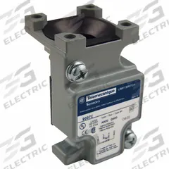 TELEMECANIQUE SENSORS Compact Limit Switch Body: Miniature Body, 2 Mounting Holes, 1NO/1NC, Metallic (MPN 9007CO52). Key specifications — Compatible with Series: 9007C; Brand: TELEMECANIQUE SENSORS; Indicating Light: No Indicating Light Included; Body Material Type: Metallic; Body Style: Miniature.