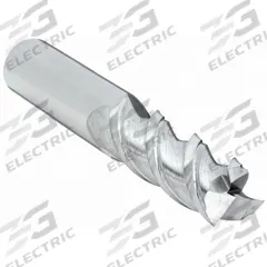 APPROVED VENDOR Square End Mill: Carbide, 3 Flute, 3/8" Mill Dia, 1-3/8" LOC, 3" OAL (MPN 273-371375)