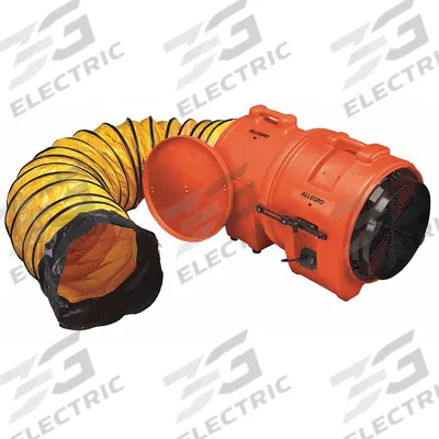 ALLEGRO Confined Space Blower: 115 V AC, 16 in Duct Dia, 1 hp Horsepower - Axial Blower & Ducting Combination Units