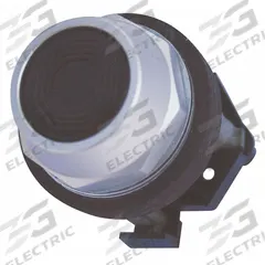 EATON Flush Push Button: Black, 30 mm Mounting Size, Non-Metallic, Momentary (MPN HT8AAH). Key specifications — Brand: EATON; Action: Momentary; Series: HT800; Push Button Material Type: Non-Metallic.