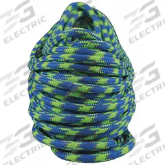 INFERNO Rigging and Climbing Rope: Double Braid, 15/32 in Dia, 600 lb Working Load Limit, Polyester (MPN AG24SP118-150BGG). Key specifications — Brand: INFERNO; Rope Type: Dynamic; Third Color: Gray.