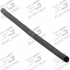 INSULTAB Heat Shrink Tubing, Food Grade: 0.5 in I.D. Before Shrinking, 6 in Lg, Black, 2:1, 5 PK (MPN HS-614-1/2 Blk 6). Key specifications — Color: Black; Brand: INSULTAB.
