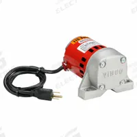 VIBCO Electric Vibrator: SPR Series, 20 lbf, 115V AC, 0.4 A, 1,600 vpm, Open Air-Over, 60 dBA (MPN SPR-20). Key specifications — attr661947: 0.4 A; attr661979: 60 dBA; attr661970: 115V AC.